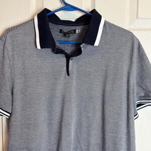 Banana Republic Men’s Polo Shirt Lg Short Sleeve Blue